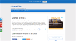 Desktop Screenshot of librasakilos.com