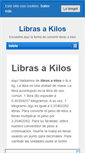 Mobile Screenshot of librasakilos.com